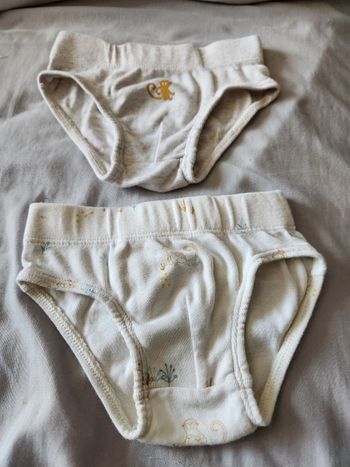 Slips taille 18 mois