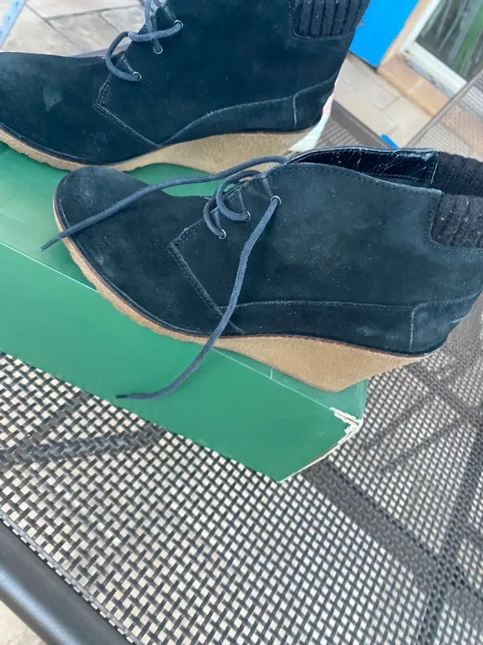 Lacoste bottines compensées 40 - photo numéro 3