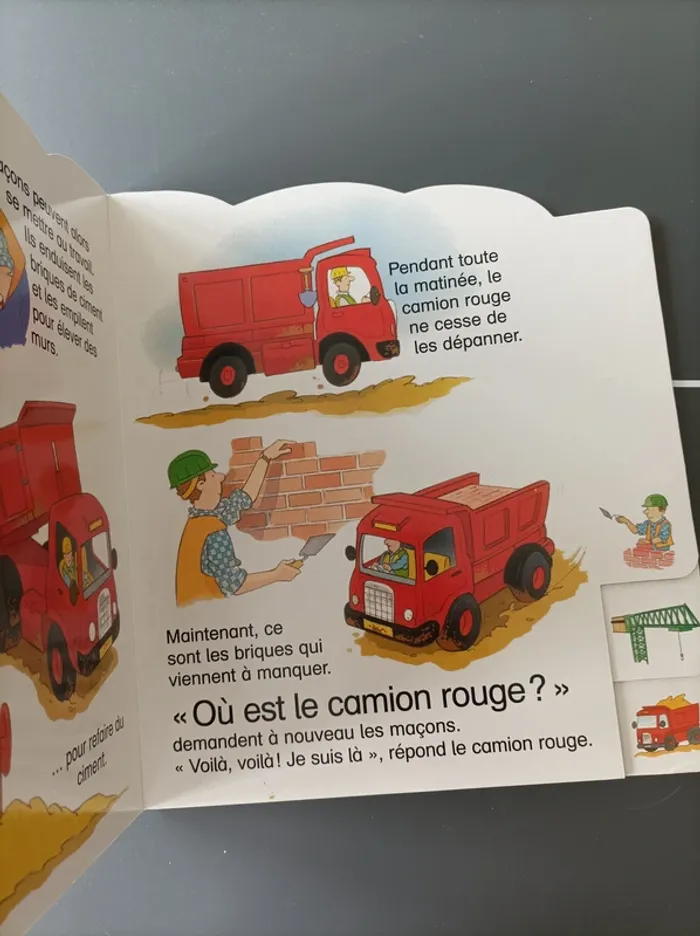 Livre enfant Le travail du camion rouge - photo numéro 3