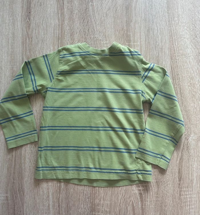 T-shirt manches longues vert