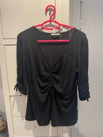 Blouse manches 3/4 noir