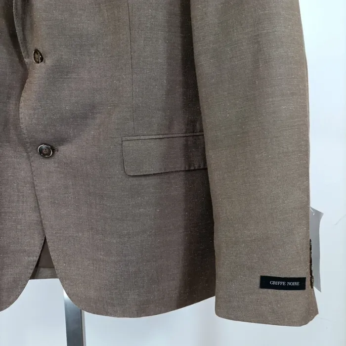 Veste de costume marron Griffe Noire - Taille 54 A477 - photo numéro 4