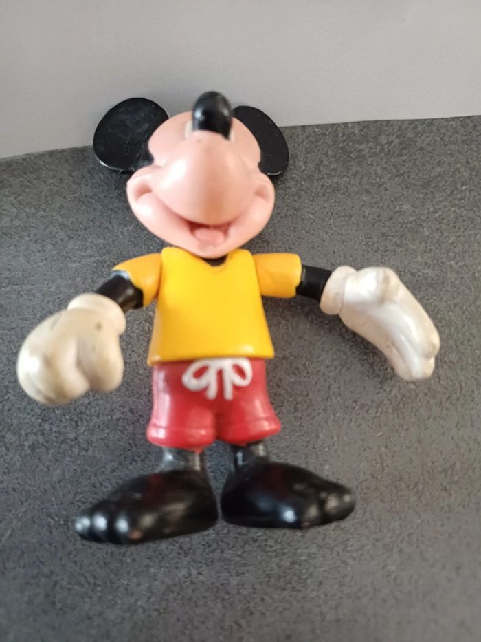 Figurine mickey mouse articulée vintage - photo numéro 6