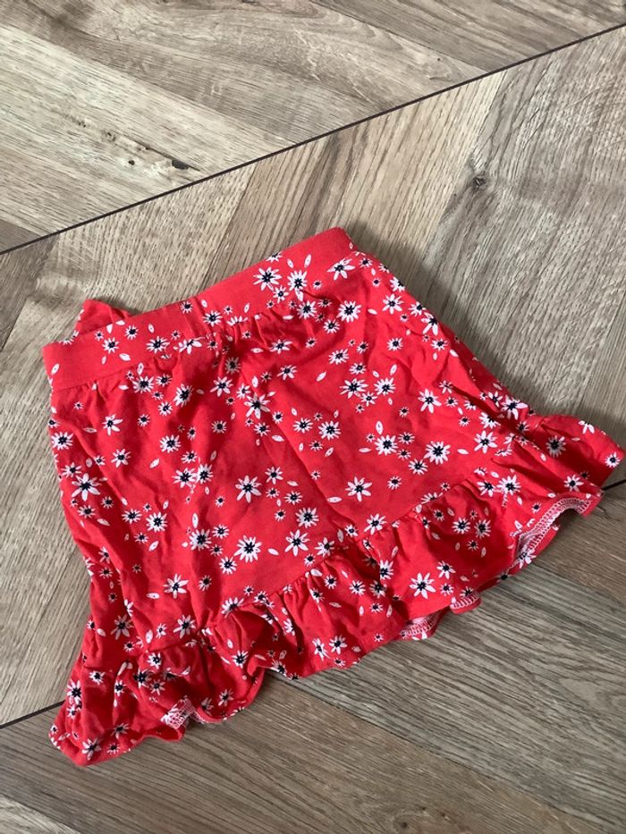 Jupe rouge fleurs Kiabi 3 ans - photo numéro 4