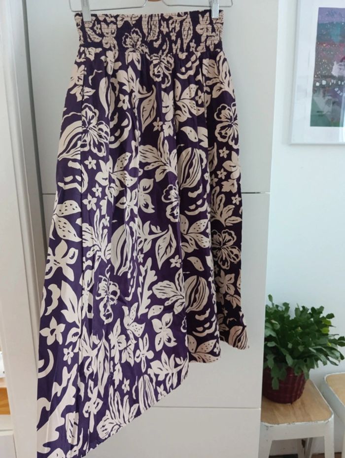 Jupe midi creative handicrafts x monoprix taille XS - photo numéro 5