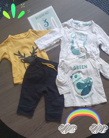 Lot ensemble 3 mois bébé garçon  okaidi