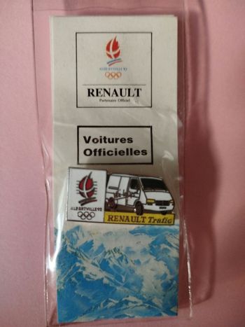 Pin's Renault Trafic Albertville 92