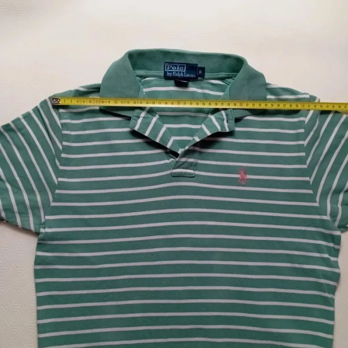 Polo Ralph Lauren Pour Home Taille S a Rayures blanches et vert - photo numéro 9
