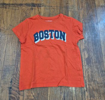 Tshirt manches courtes garçon orange in extenso taille 6 ans