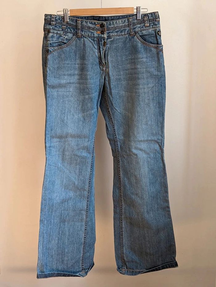 Jean bootcut bleu clair Timezone neuf – Taille 40 - photo numéro 6