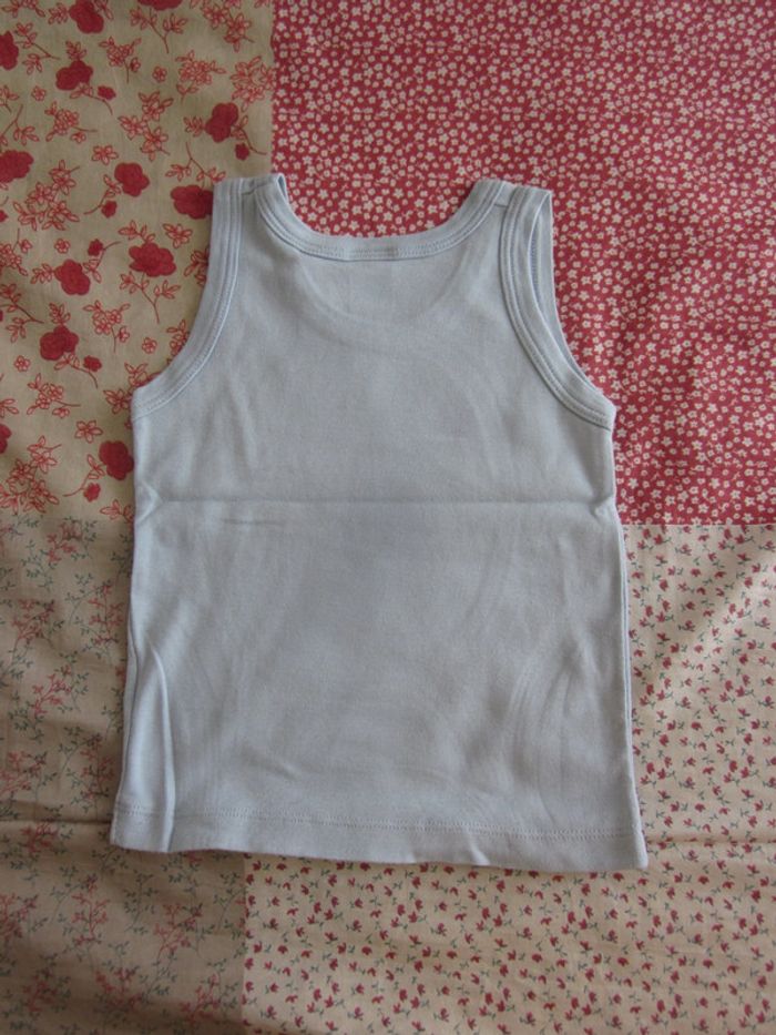Débardeur bleu clair 2 ans - photo numéro 2