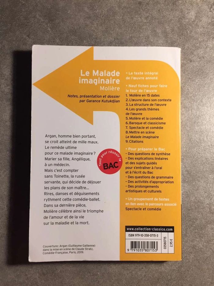 Livre « Le malade imaginaire » - photo numéro 2