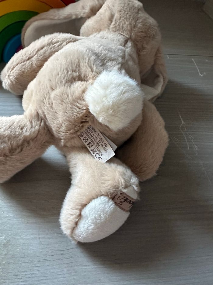 Doudou peluche lapin beige Bukowski neuf - photo numéro 4