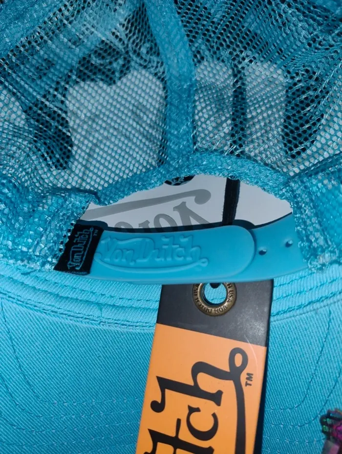 Von dutch casquette taille unique bleue et noire - photo numéro 5