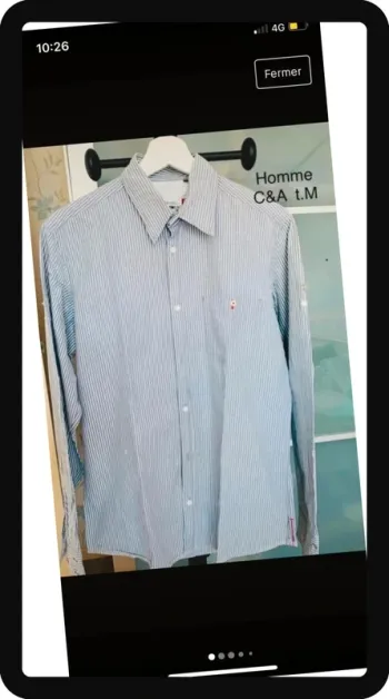 Chemise homme M Angelo Litrico C&A