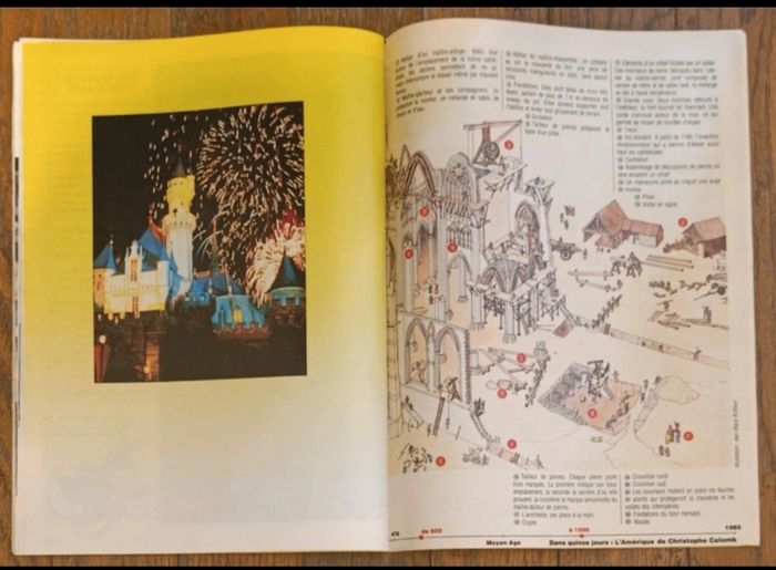 Ancien journal de Mickey n°spécial 32 pages parcs euro Disneyland 1986 N°1754 vintage - photo numéro 7