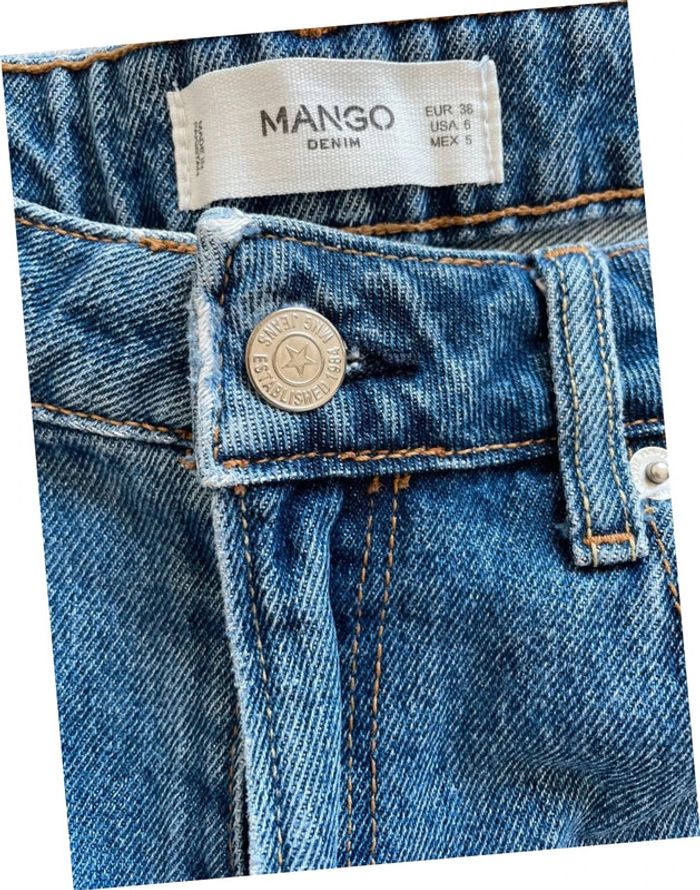 Short en jean Mango taille 38 - photo numéro 4