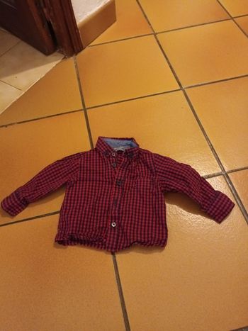 Chemise à  carreaux 3 mois