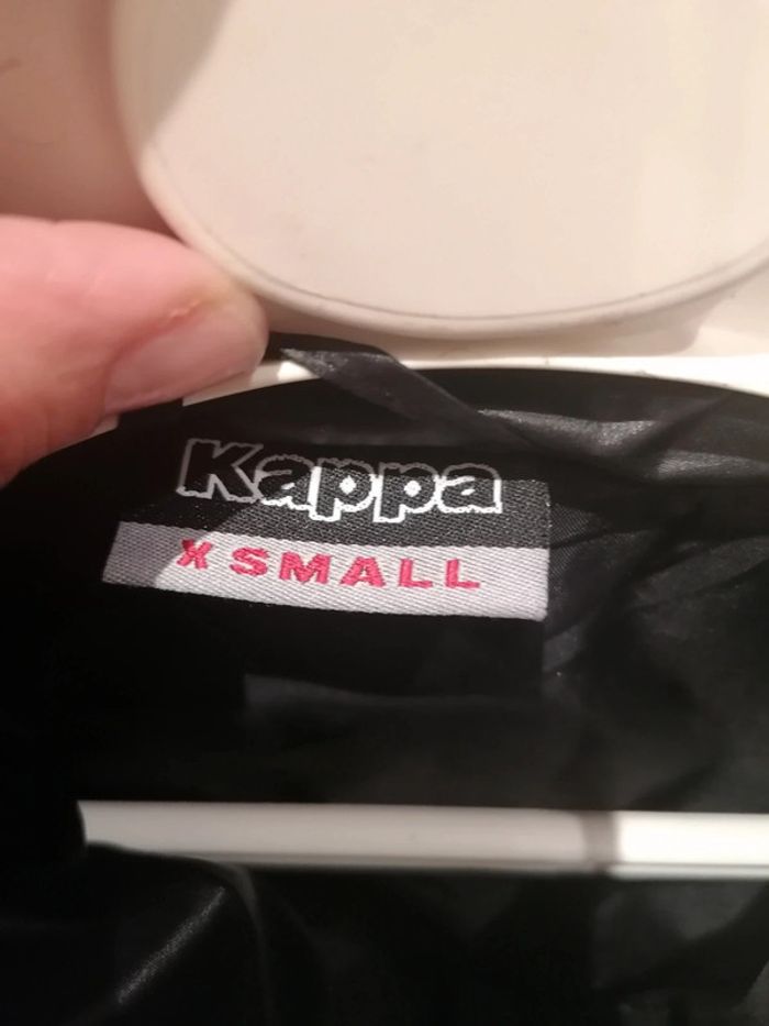Veste kappa noire S - photo numéro 3