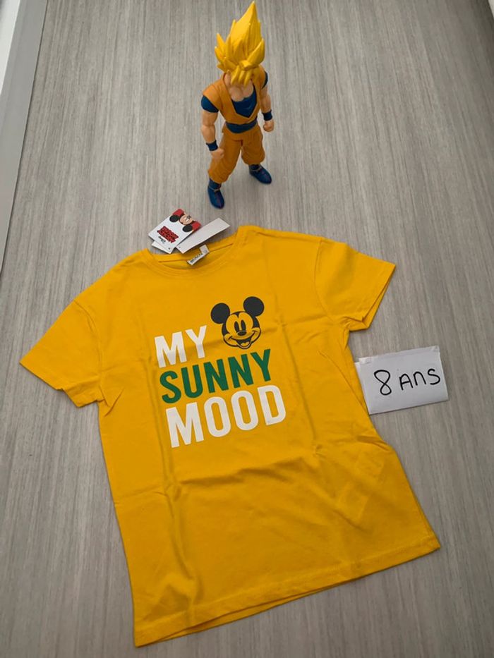 T-shirt Mickey jaune