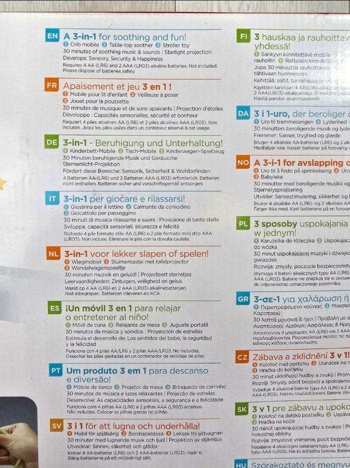 🦋 Mobile Doux Rêves Papillon Fisher-Price
Veilleuse projecteur 3 peluches 3 modes audio Dès la naissance - photo numéro 5