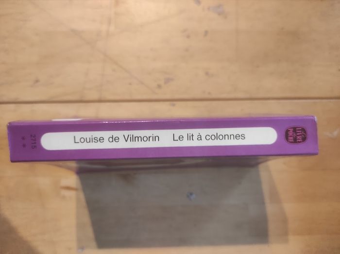 Le lit à colonnes Louise de Vilmorin Livre de Poche 1970 - photo numéro 2