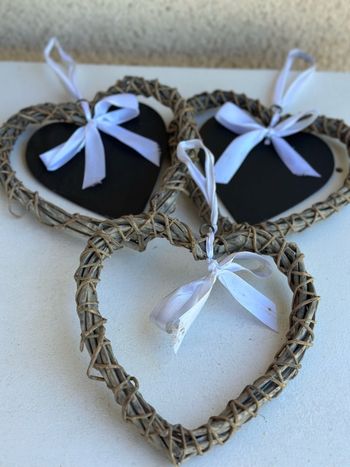 Lot de 3 cœurs ♥️ décoratifs à suspendre