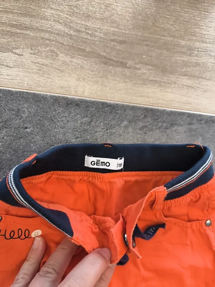 Pantalon coupe Chino doublé confortable garçon 18 mois Gémo - photo numéro 6
