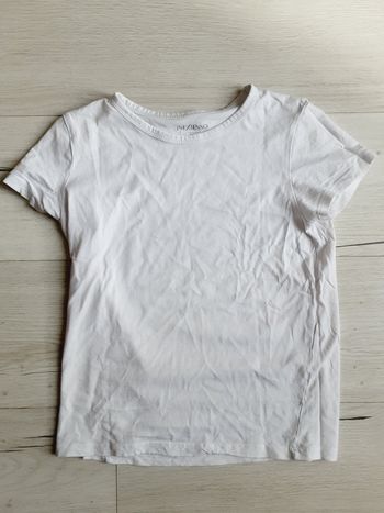 Vêtement mixte garçon fille tee-shirt manches courtes blanc In extenso 12 ans