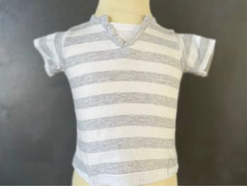 Tee shirt gris bébé