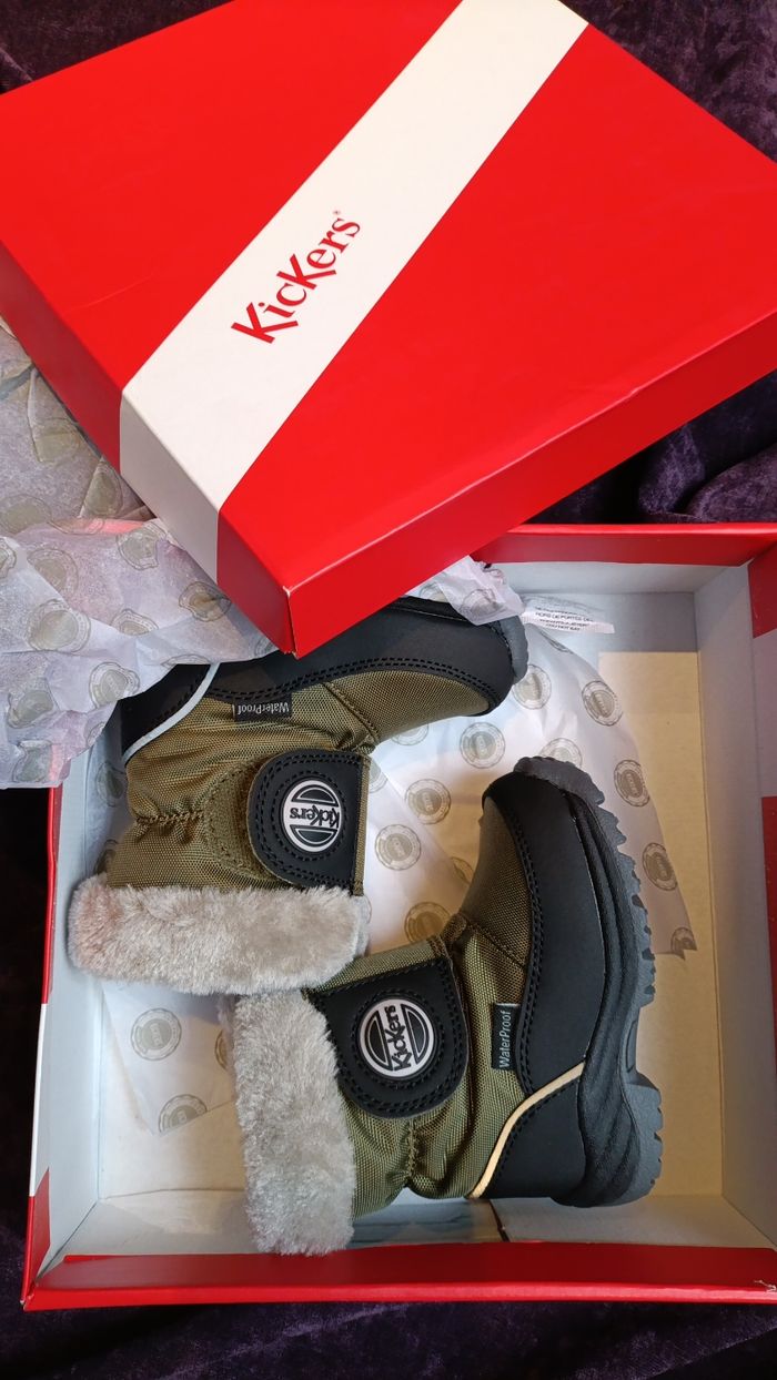 botte de neige waterproof garçon kickers T21 - photo numéro 2