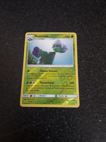 Roserade reverse carte Pokémon neuve