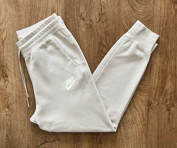 Pantalon de jogging crème Nike pour femme, taille S - photo numéro 4