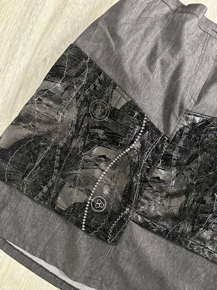 Jupe gris foncé et noir S.Quise T48 4XL - photo numéro 3