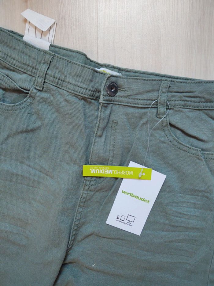Pantalon jeans vert - photo numéro 2