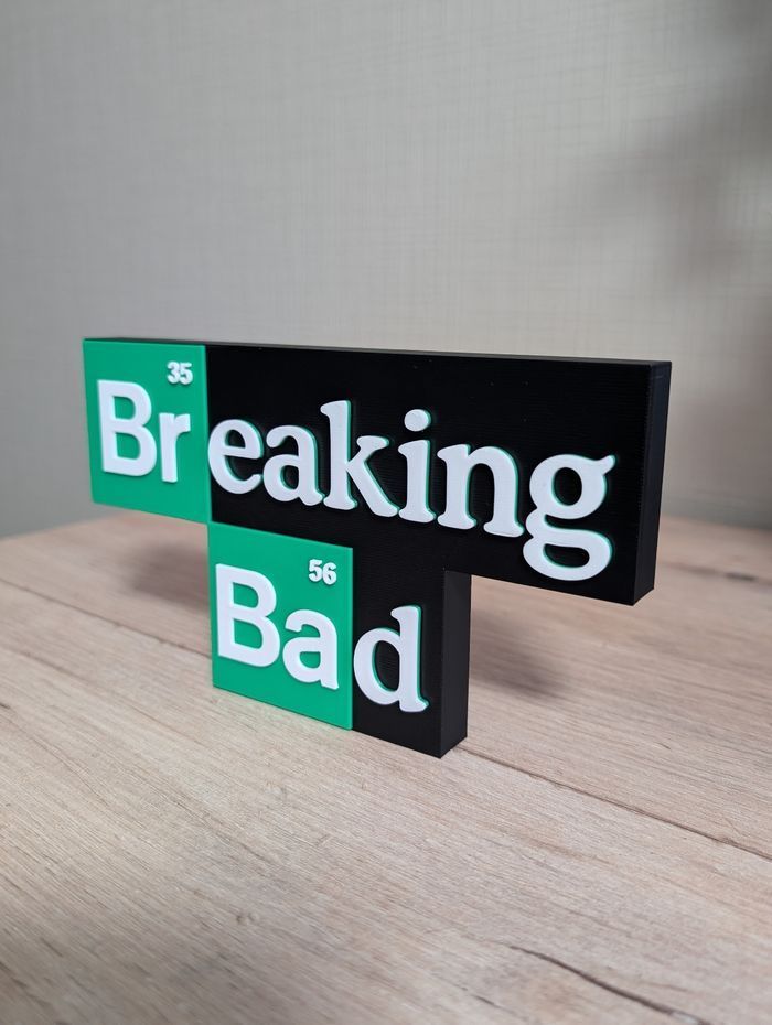 Breaking Bad logo décoratif a poser 18x10cm - photo numéro 2