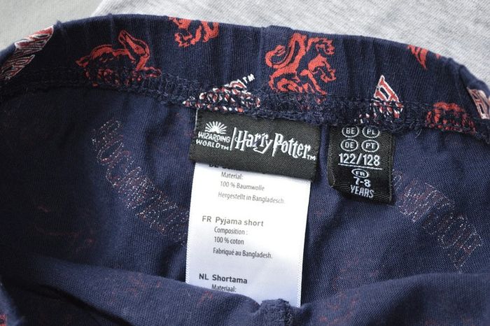pyjamas deux pièces Harry Potter gris et marine taille 7 ans / 122 cm - photo numéro 6