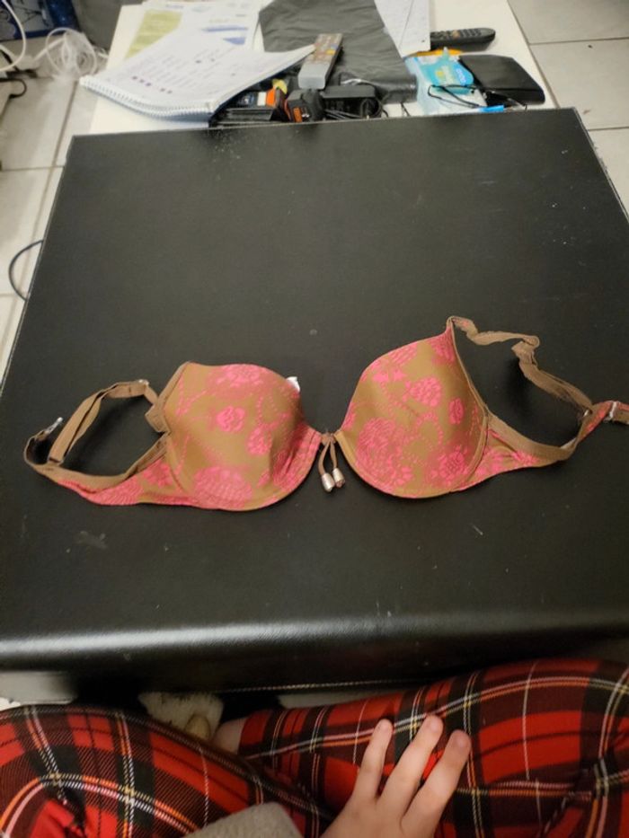 Bikini marron et rose - photo numéro 3