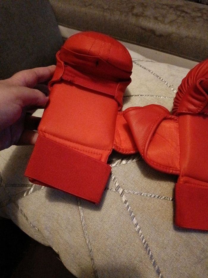 Gants de boxe outshock Decathlon rouge taille XL comme neuf - photo numéro 5