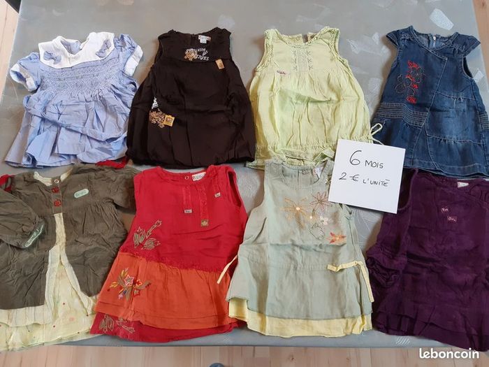 Lot complet de vêtements bébé (fille) 0-12 mois - photo numéro 10