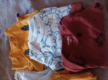 Bodys manches longues 6 mois