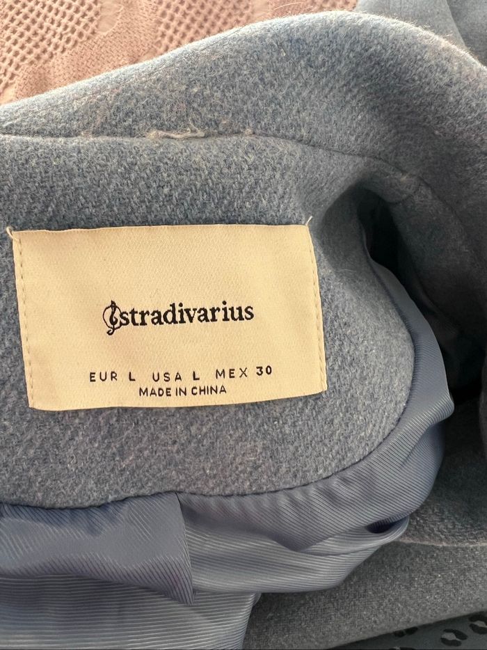 Manteau bleu Stradivarius - photo numéro 7