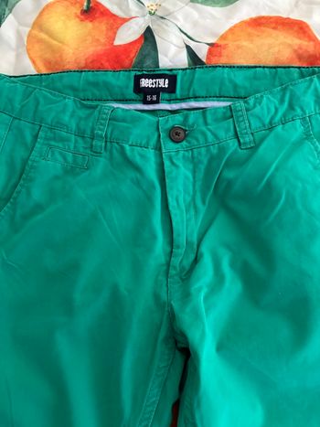 Pantalon garçon vert 16 ans