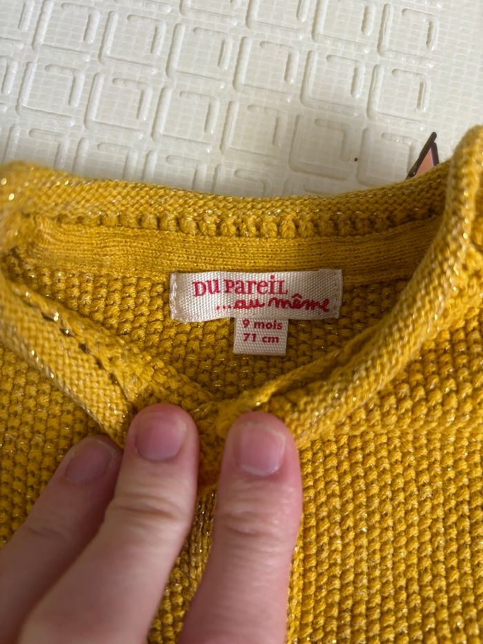 Gilet en maille bébé fille - photo numéro 6