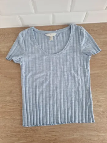 T-shirt bleu clair XS