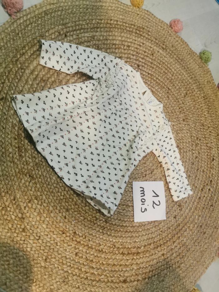 Robe à fleurs 12 mois