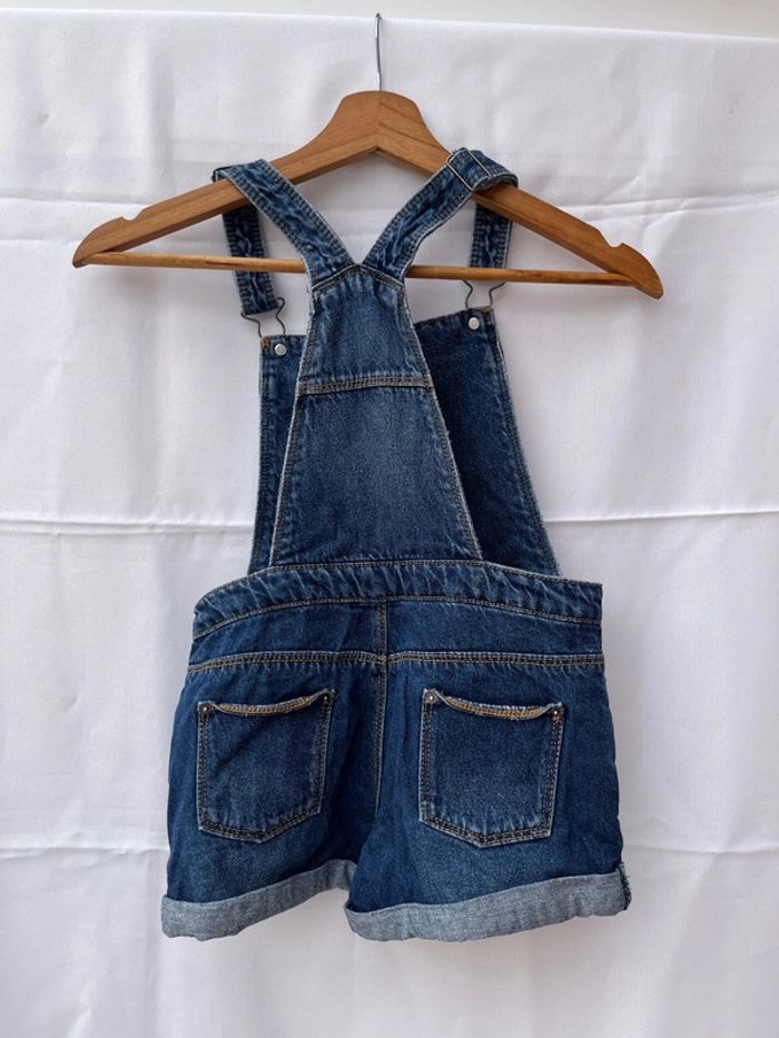 Salopette short en jean 8 ans Kiabi - photo numéro 4