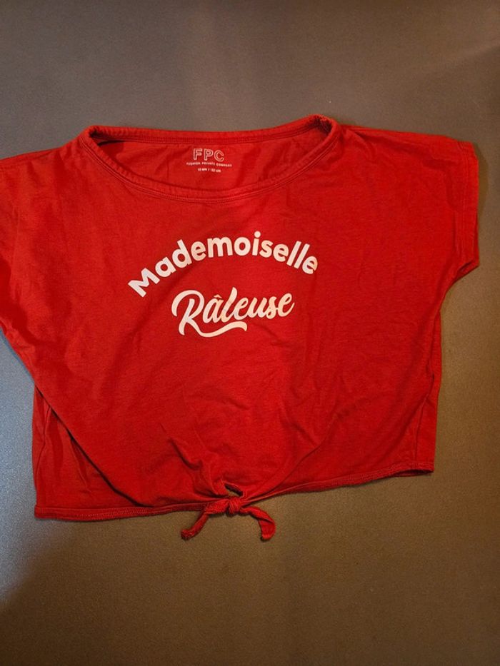 Crop top mademoiselle râleuse