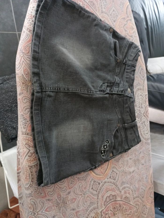Jupe noire jeans