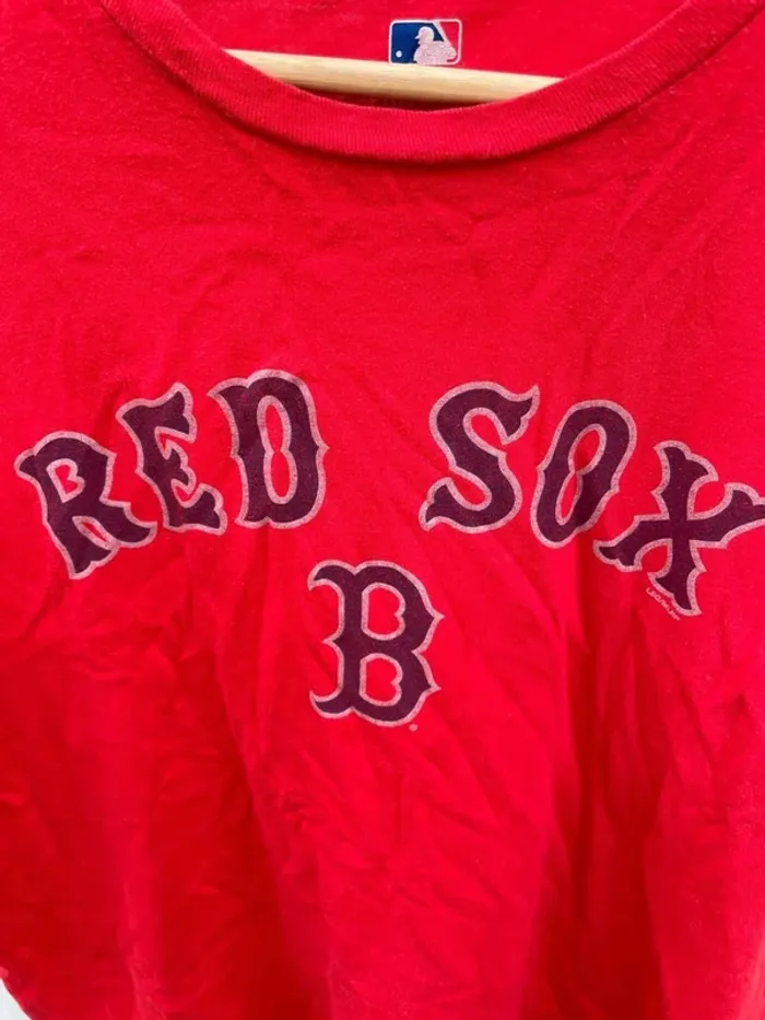 T-shirt red MLB Boston Red Sox Genuine Merchandise Mens L - photo numéro 3
